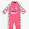 Jojo Maman Bebe JoJo Maman Bébé Strawberry 1-Piece Butterfly UPF 50 Sun Protection Suit -Jojo Maman Bebe 608842s