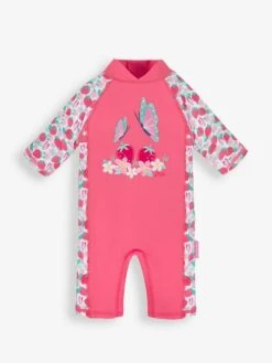 Jojo Maman Bebe JoJo Maman Bébé Strawberry 1-Piece Butterfly UPF 50 Sun Protection Suit