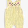 Jojo Maman Bebe JoJo Maman Bébé Yellow Butterfly Appliqué Gingham Dungarees 2 Jojo Maman Bebe JoJo Maman Bébé Yellow Butterfly Appliqué Gingham Dungarees -Jojo Maman Bebe 609592s