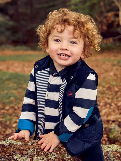 Jojo Maman Bebe JoJo Maman Bébé Navy Quilted Gilet 4 Jojo Maman Bebe JoJo Maman Bébé Navy Quilted Gilet - Image 2