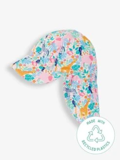 Jojo Maman Bebe JoJo Maman Bébé Jungle Kids' Flap Sun Protection Hat