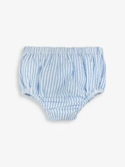 Jojo Maman Bebe JoJo Maman Bébé Blue Strawberry Embroidered Smocked Dress -Jojo Maman Bebe 629151s7