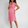 Jojo Maman Bebe JoJo Maman Bébé Pink Animal Print Maternity Shirt Dress With Tie -Jojo Maman Bebe 643352s