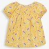 Jojo Maman Bebe JoJo Maman Bébé Yellow Girls' Heron Print Smocked Top 1 Jojo Maman Bebe JoJo Maman Bébé Yellow Girls' Heron Print Smocked Top -Jojo Maman Bebe 644935s