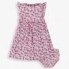 Jojo Maman Bebe JoJo Maman Bébé Pink Pretty Strawberry Print Summer Dress