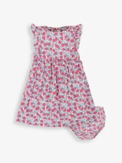 Jojo Maman Bebe JoJo Maman Bébé Pink Pretty Strawberry Print Summer Dress