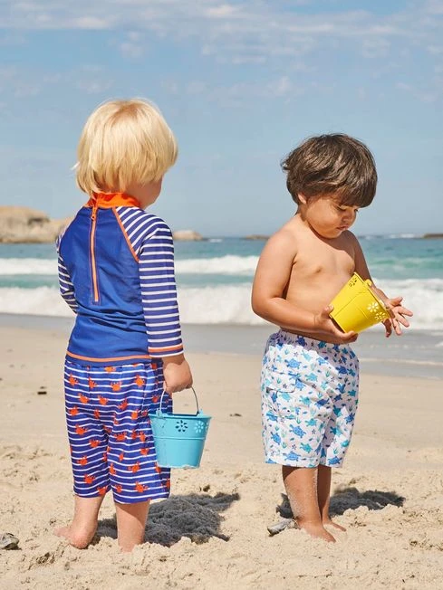 Jojo Maman Bebe JoJo Maman Bébé Ocean Boys' Ocean Turtle No Nappy Swim Shorts 5 Jojo Maman Bebe JoJo Maman Bébé Ocean Boys' Ocean Turtle No Nappy Swim Shorts - Image 3