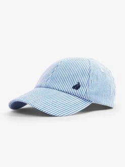 Jojo Maman Bebe JoJo Maman Bébé Blue Striped Baseball Cap