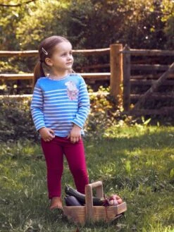 Jojo Maman Bebe JoJo Maman Bébé Blue Hedgehog Pocket Breton Top -Jojo Maman Bebe 703068s4