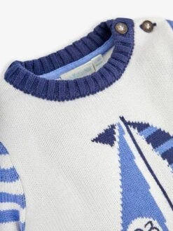 Jojo Maman Bebe JoJo Maman Bébé Ecru Boat Jumper -Jojo Maman Bebe 709342s3