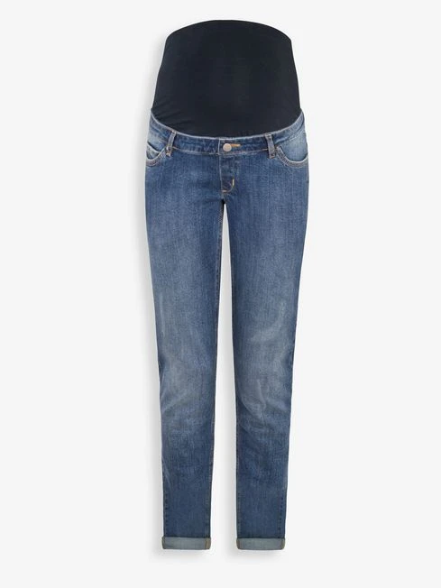 Jojo Maman Bebe JoJo Maman Bébé Light Wash Slim Boyfriend Maternity Jeans 3 Jojo Maman Bebe JoJo Maman Bébé Light Wash Slim Boyfriend Maternity Jeans