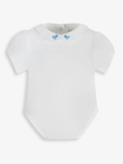 Jojo Maman Bebe JoJo Maman Bébé Navy 2-Piece Gingham Whale Embroidered Dungarees & Collar Body Set -Jojo Maman Bebe 738339s3