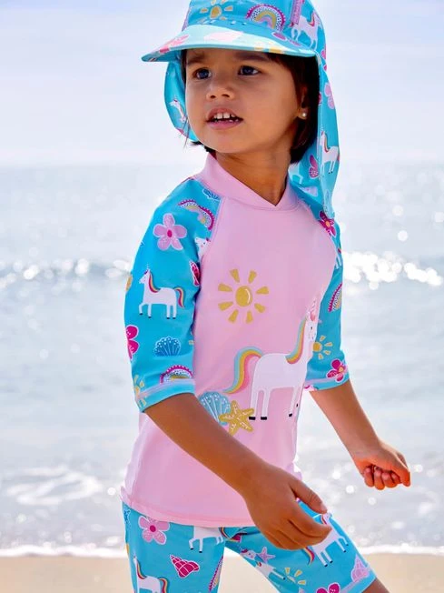 Jojo Maman Bebe JoJo Maman Bébé Unicorn 2-Piece UPF 50 Sun Protection Suit 5 Jojo Maman Bebe JoJo Maman Bébé Unicorn 2-Piece UPF 50 Sun Protection Suit - Image 3