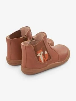 Start-Rite Brown Start-Rite Fox Leather Boots -Jojo Maman Bebe 770530s3