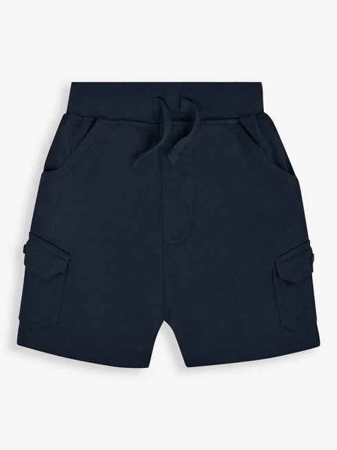 Jojo Maman Bebe JoJo Maman Bébé Indigo 2-Pack & Navy Jersey Cargo Shorts 5 Jojo Maman Bebe JoJo Maman Bébé Indigo 2-Pack & Navy Jersey Cargo Shorts - Image 3