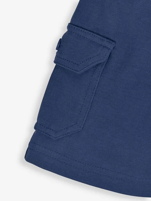 Jojo Maman Bebe JoJo Maman Bébé Indigo 2-Pack & Navy Jersey Cargo Shorts 6 Jojo Maman Bebe JoJo Maman Bébé Indigo 2-Pack & Navy Jersey Cargo Shorts - Image 4