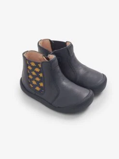 Start-Rite Navy Start-Rite Navy Dino Leather Boots