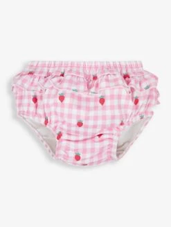 Jojo Maman Bebe JoJo Maman Bébé Gingham Strawberry Print Frilly Swim Nappy -Jojo Maman Bebe 788330s3