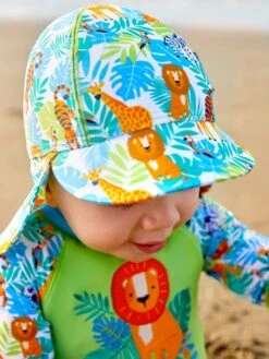 Jojo Maman Bebe JoJo Maman Bébé Jungle Jungle Flap Sun Protection Hat UPF 50 -Jojo Maman Bebe 798658s3