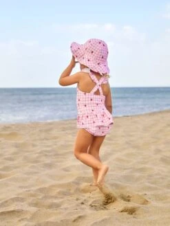 Jojo Maman Bebe JoJo Maman Bébé Gingham Swimsuit With Nappy -Jojo Maman Bebe 799404s4