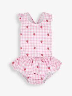 Jojo Maman Bebe JoJo Maman Bébé Gingham Swimsuit With Nappy -Jojo Maman Bebe 799404s5