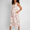 Jojo Maman Bebe JoJo Maman Bébé Floral Hydrangea Print V-Neck Maternity Midi Dress -Jojo Maman Bebe 804952s