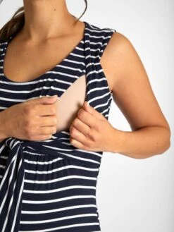 Jojo Maman Bebe JoJo Maman Bébé Navy Breton Maternity & Nursing Maxi Dress -Jojo Maman Bebe 806349s2