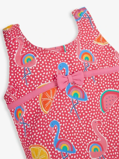 Jojo Maman Bebe JoJo Maman Bébé Flamingo No Nappy Swimsuit 4 Jojo Maman Bebe JoJo Maman Bébé Flamingo No Nappy Swimsuit - Image 2