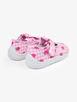 Jojo Maman Bebe JoJo Maman Bébé Pink Strawberry Canvas Summer Shoes -Jojo Maman Bebe 813038s2