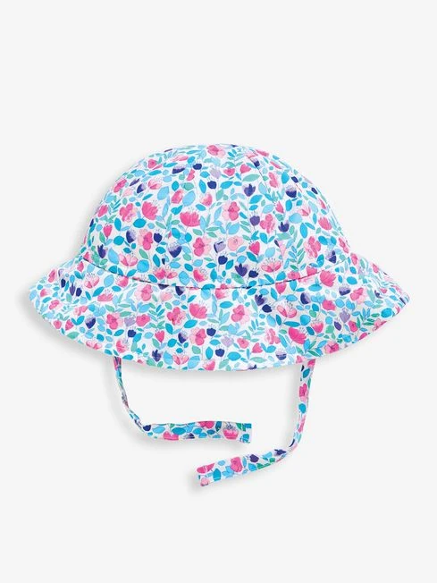 Jojo Maman Bebe JoJo Maman Bébé Floral Girls' Floppy Sun Hat 5 Jojo Maman Bebe JoJo Maman Bébé Floral Girls' Floppy Sun Hat - Image 3