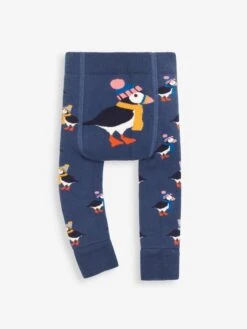 Jojo Maman Bebe JoJo Maman Bébé Indigo Puffin Extra Thick Baby Leggings -Jojo Maman Bebe 8260P9s2