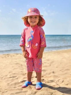 Jojo Maman Bebe JoJo Maman Bébé Flamingo 2-Piece UPF 50 Sun Protection Suit