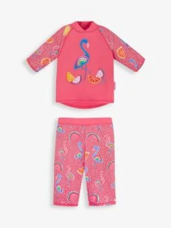 Jojo Maman Bebe JoJo Maman Bébé Flamingo 2-Piece UPF 50 Sun Protection Suit -Jojo Maman Bebe 832558s4