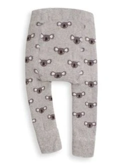 Jojo Maman Bebe JoJo Maman Bébé Marl Grey Grey Koala Extra Thick Baby Leggings -Jojo Maman Bebe 8361R8s3