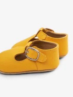 Jojo Maman Bebe JoJo Maman Bébé Mustard Kids' Classic Leather Pre-Walker Shoes -Jojo Maman Bebe 83G442s4