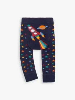 Jojo Maman Bebe JoJo Maman Bébé Navy Rocket Extra Thick Baby Leggings