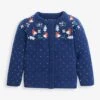 Jojo Maman Bebe JoJo Maman Bébé Navy Christmas Embroidered Cardigan 1 Jojo Maman Bebe JoJo Maman Bébé Navy Christmas Embroidered Cardigan -Jojo Maman Bebe 8478T9s