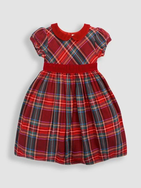 Jojo Maman Bebe JoJo Maman Bébé Red Tartan Party Dress 3 Jojo Maman Bebe JoJo Maman Bébé Red Tartan Party Dress