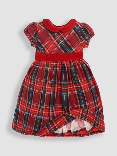Jojo Maman Bebe JoJo Maman Bébé Red Tartan Party Dress 5 Jojo Maman Bebe JoJo Maman Bébé Red Tartan Party Dress - Image 3