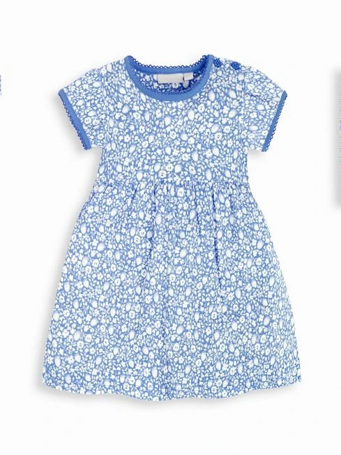 Jojo Maman Bebe JoJo Maman Bébé Cornflower Strawberry Ditsy Print Summer Dress 3 Jojo Maman Bebe JoJo Maman Bébé Cornflower Strawberry Ditsy Print Summer Dress