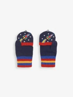 Jojo Maman Bebe JoJo Maman Bébé Navy Rocket Embroidered Gloves 8 Jojo Maman Bebe JoJo Maman Bébé Navy Rocket Embroidered Gloves -Jojo Maman Bebe 84Z917s3