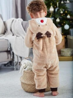 Jojo Maman Bebe JoJo Maman Bébé Fawn Cosy Reindeer Onesie -Jojo Maman Bebe 8505J6s3