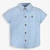 Jojo Maman Bebe JoJo Maman Bébé Blue Gingham Shirt -Jojo Maman Bebe 852439s
