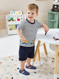 Jojo Maman Bebe JoJo Maman Bébé Navy 2-Pack Kids' Jogger Shorts -Jojo Maman Bebe 854327s4