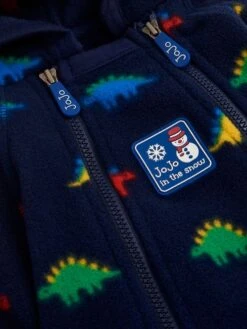 Jojo Maman Bebe JoJo Maman Bébé Navy Boys' Stegosaurus Cosy Polarfleece All-In-One 7 Jojo Maman Bebe JoJo Maman Bébé Navy Boys' Stegosaurus Cosy Polarfleece All-In-One -Jojo Maman Bebe 8577D9s3