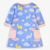 Jojo Maman Bebe JoJo Maman Bébé Cornflower Dino Print A-Line Dress 2 Jojo Maman Bebe JoJo Maman Bébé Cornflower Dino Print A-Line Dress -Jojo Maman Bebe 858733s