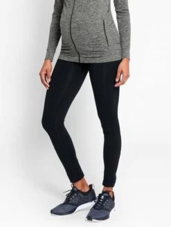 Jojo Maman Bebe JoJo Maman Bébé Black Seamless Support Workout Maternity Leggings -Jojo Maman Bebe 85G298s2