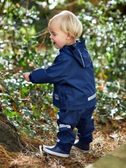 Jojo Maman Bebe JoJo Maman Bébé Navy Pack-Away Rain Jacket -Jojo Maman Bebe 85R387s3