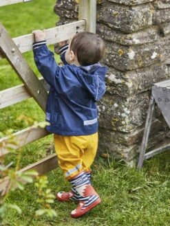 Jojo Maman Bebe JoJo Maman Bébé Navy Pack-Away Rain Jacket -Jojo Maman Bebe 85R387s8