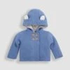 Jojo Maman Bebe JoJo Maman Bébé Denim Bear Baby Hooded Cardigan -Jojo Maman Bebe 8622L4s